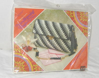Needlepoint Purse Kit, Columbia Minerva