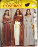 McCall's 3514 Greek Roman Goddess Costume Pattern Uncut