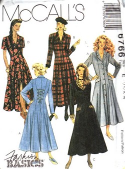 McCalls 6766 Fashion Basic Dress Pattern UNCUT