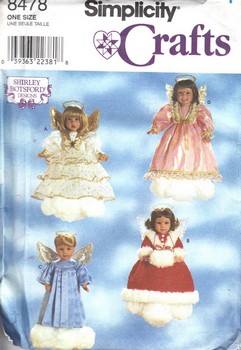 Simplicity 8478 Doll Clothes Pattern 18 Inch UNCUT