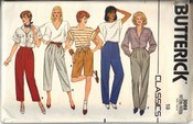Butterick 3069 Size 10 Pants Shorts Pattern UNCUT