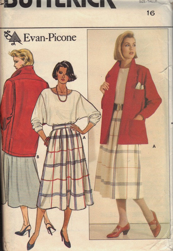 Butterick 3076 Evan-Picone Suit Pattern UNCUT