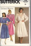 Butterick 3160 Size 12 Richard Warren Dress Pattern UNCUT