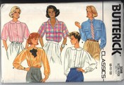 Butterick 3346 Classic Blouse Pattern UNCUT