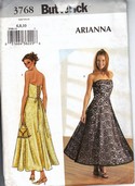 Butterick 3768 Cocktail Dress Pattern Arianna UNCUT