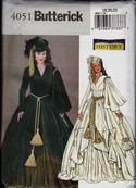 Butterick 4051 Costume Pattern Scarlet O'Hara 18,20,22 UNCUT
