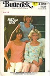 Butterick 4182 T-Shirt Pattern