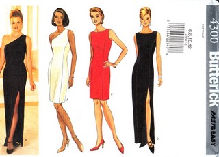 Butterick 4300 Evening Dress Sewing Pattern UNCUT