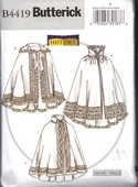 Butterick 4419 19th Century Cloak Pattern UNCUT
