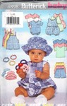 Butterick 4898 Large Infant Romper Overalls More Pattern