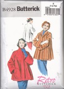 Butterick B4928 Size Z Retro '52 Swing Jacket Coat Pattern UNCUT