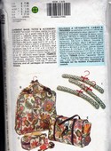 Butterick 6236 Garment Bag Tote Accessory Pattern UNCUT