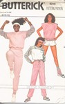Butterick 6318 Jayne Kennedy Excersie Outfit Pattern UNCUT