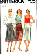 Butterick 6790 Pleated Skirt Pattern UNCUT