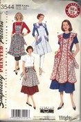 Simplicity 3544 Size A Vintage Reissue Apron Pattern