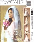 McCalls 3508 Wedding Veil Pattern UNCUT