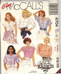 McCalls 4704 Basic Blouse Pattern UNCUT