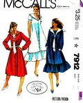 McCalls 7912 Laura Ashley Sailor Dress Pattern UNCUT