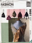 McCalls 9661 Evening Scarf Handbag Pattern UNCUT