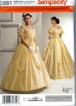 Simplicity 2881 U5 Civil War Ladies Costume Pattern NEW
