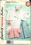Simplicity 2900 Circa 1952 Reproduction Layette Pattern NEW
