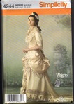 Simplicity 4244 Victorian Bridal Gown Pattern UNCUT