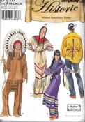 Simplicity 5446 Size A Native American Costume Pattern UNCUT