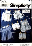 Simplicity 7809 Size AA Oliver Goodwin Smocked Pinafore Pattern