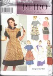 Simplicity 8720 Retro Reproduction Apron Pattern UNCUT