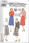 Simplicity 9353 Size 14 Skirt Pattern UNCUT
