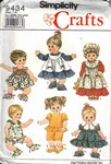 Simplicity 9434 Baby Doll Pattern UNCUT