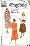 Simplicity 9556 H5 Easy to Sew Dress Pattern UNCUT