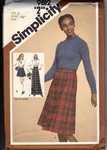 Simplicity 9812 Size 12 Vintage Skirt Pattern UNCUT