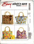 McCalls Stitch Save 5082 Handbag Pattern UNCUT