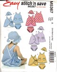 McCalls 5367 Infant Dress Panties Hat Pattern