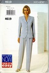 Butterick See & Sew 4619 Pantsuit Pattern UNCUT