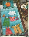 Vogue 1475 Crib Quilt Sham UNCUT