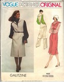 Vogue 1622 Galitzine Size 14 Dress Ensemble Pattern UNCUT