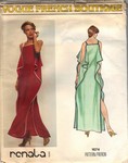 Vogue 1674 Renata Evening Gown Pattern UNCUT