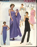 Vogue 1896 Edith Head Evening Pattern UNCUT