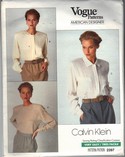 Vogue 2397 Blouse Pattern Medium UNCUT