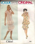 Vogue 2465 Chole Designer Dress Pattern UNCUT