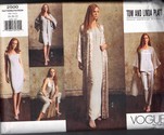 Vogue 2500 Tom and Linda Platt Kimono Ensemble Pattern UNCUT