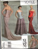Vogue 2810 XL Strapless Top Long Skirt Pattern UNCUT