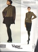 Vogue 2983 Geoffrey Beene Jacket Dress Pattern UNCUT