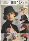 Vogue 7460 Seven Style Hat Pattern
