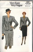 Vogue 9391 Classic Suit Pattern UNCUT