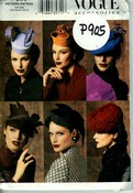 Vogue P950 Retro Style Hat Pattern UNCUT