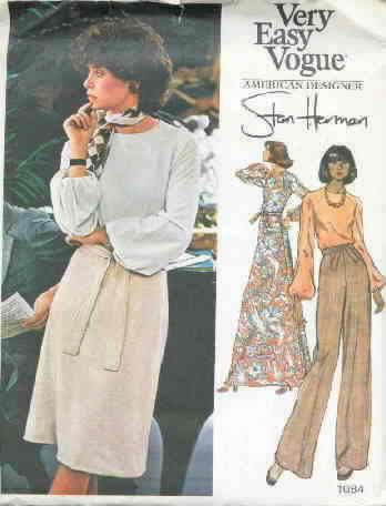 Vogue 1084 Stan Herman Vintage Pattern Uncut