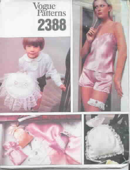 Vogue 2388 Wedding Accessories Pattern Uncut